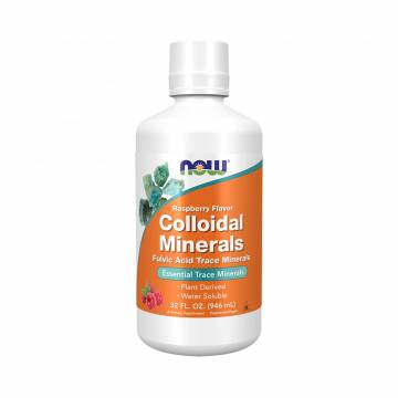 Коллоидные минералы NOW Foods Colloidal Minerals с натуральным вкусом малины, в жидкости, 946 мл Коллоидные минералы NOW Foods Colloidal Minerals с натуральным вкусом малины, в жидкости, 946 мл