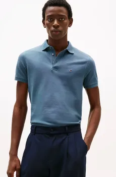 Мужское синее поло 1985 SLIM POLO Синий XL Tommy Hilfiger MW0MW17771