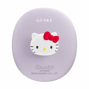 Щетка для лица Geske Facial Brush 3 в 1 by Hello Kitty фиолетовая с держателем, 1 шт Щетка для лица Geske Facial Brush 3 в 1 by Hello Kitty фиолетовая с держателем, 1 шт