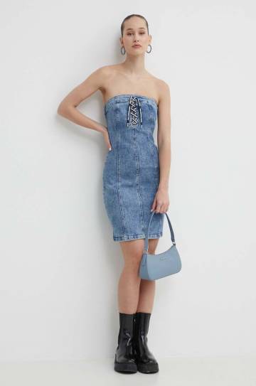 Джинсовое платье Karl Lagerfeld Jeans mini облегающая Джинсовое платье Karl Lagerfeld Jeans mini облегающая