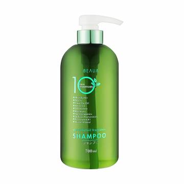 Шампунь для волос Kumano Cosmetics Beaua 10 Essences Shampoo, 700 мл Шампунь для волос Kumano Cosmetics Beaua 10 Essences Shampoo, 700 мл