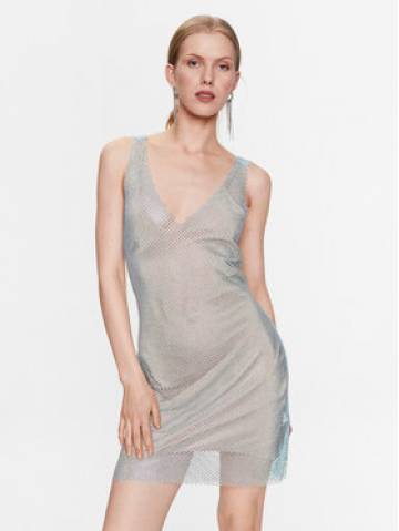 Blugirl Blumarine Коктейльна сукня RA3223-J6633 Голубий Regular Fit Blugirl Blumarine Коктейльна сукня RA3223-J6633 Голубий Regular Fit