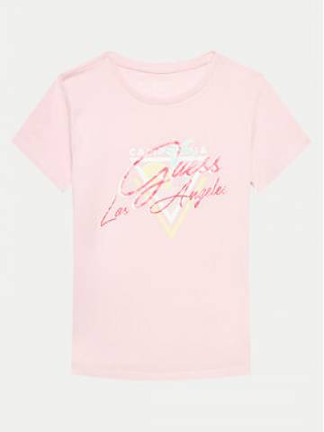Guess Футболка J4GI23 K6YW4 Рожевий Regular Fit Guess Футболка J4GI23 K6YW4 Рожевий Regular Fit