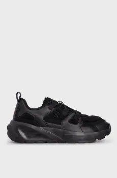 Женские черные кроссовки TH FUR FASHION RUNNER Черный 36 Tommy Hilfiger FW0FW07307