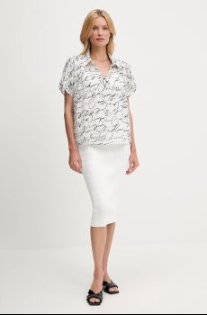 Хлопковая блузка Karl Lagerfeld