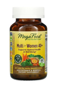 Мультивитамины для женщин 40+ MegaFood Multi for Women, 60 таблеток