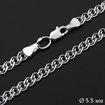 Серебряная цепочка плетение Нонна б010673 Серебряная цепочка плетение Нонна б010673