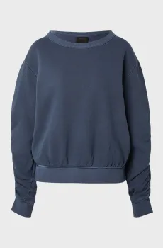 Женский синий свитшот Woven Синий XS G-Star RAW D29290,D969