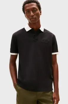 Мужское черное поло CLASSIC Черный M Tommy Hilfiger MW0MW41622