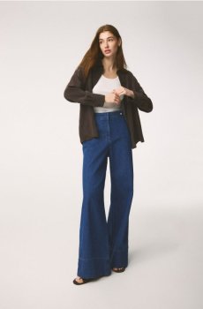 Reserved - Джинси широкого крою - синій - 931KG-55J