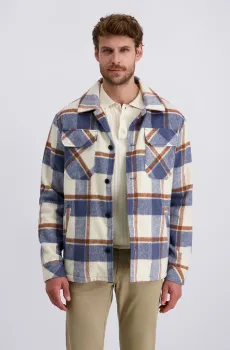 Мужская рубашка-пальто в клетку Разноцветный 52 Pierre Cardin PC.-C8 10179.0096