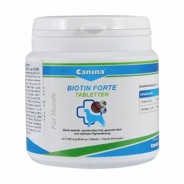 Витамины для собак в таблетках Canina Biotin Forte интенсивный курс для шерсти, 30 шт. Витамины для собак в таблетках Canina Biotin Forte интенсивный курс для шерсти, 30 шт.
