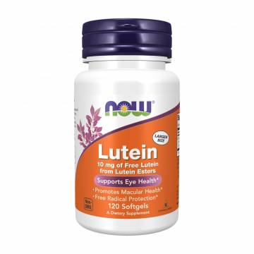 Лютеин NOW Foods Lutein 10 мг, 120 желатиновых капсул Лютеин NOW Foods Lutein 10 мг, 120 желатиновых капсул