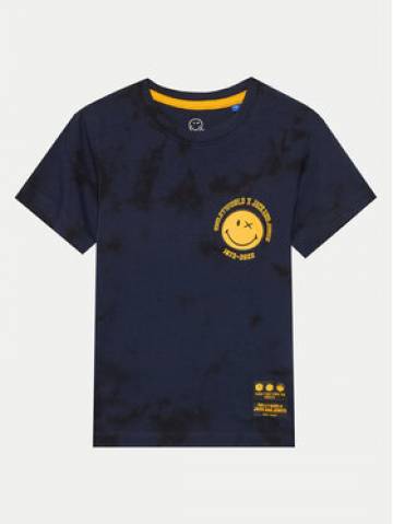 Jack&Jones Junior Футболка SMILEY WORLD 12223445 Cиній Regular Fit Jack&Jones Junior Футболка SMILEY WORLD 12223445 Cиній Regular Fit