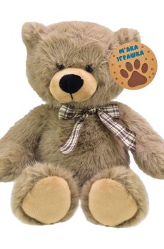 Мягкая игрушка Shantou Jinxing Коричневый мишка, от 3 лет, 36.8 см (MJ2403)