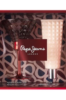 Парфюмированный набор женский Pepe Jeans London Calling For Her (парфюмированная вода, 80 мл + лосьон для тела, 80 мл)