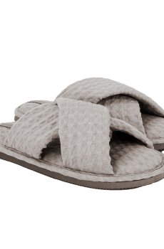 Женские домашние тапочки Twins HS-VL Waffle, Gray, размер 36-37 (24 см)