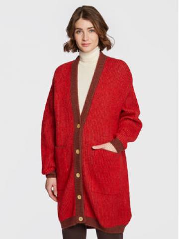American Vintage Кардиган Vitow VITO19BH22 Червоний Relaxed Fit American Vintage Кардиган Vitow VITO19BH22 Червоний Relaxed Fit