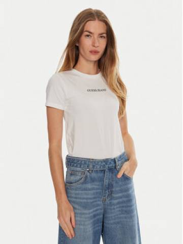 Guess Jeans Футболка W4YI01 J1314 Білий Slim Fit Guess Jeans Футболка W4YI01 J1314 Білий Slim Fit