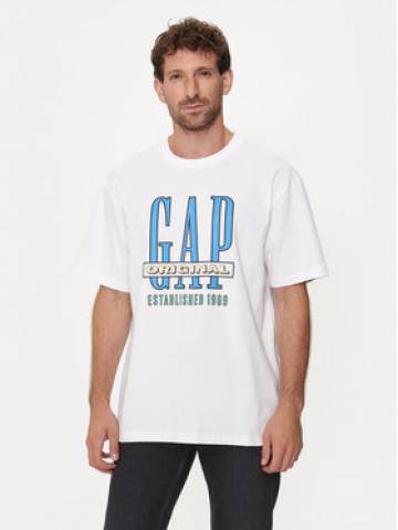 Gap Футболка 664006-01 Білий Regular Fit Gap Футболка 664006-01 Білий Regular Fit