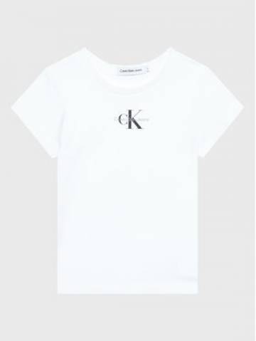 Calvin Klein Jeans Футболка Micro Monogram IG0IG01470 Білий Regular Fit Calvin Klein Jeans Футболка Micro Monogram IG0IG01470 Білий Regular Fit