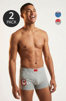 Боксери, 2 пари Looney Tunes - різнобарвний