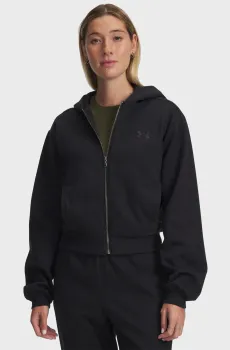 Женское черное худи UA Icon Vida Flc Hoodie Черный L Under Armour 6003674-005