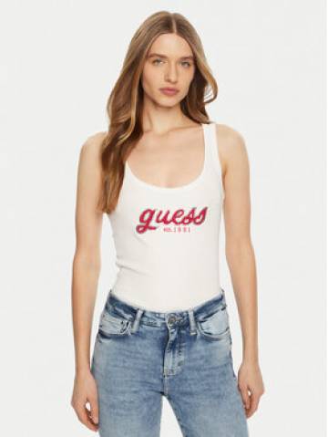 Guess Топ W5RP03 KA0H1 Білий Regular Fit Guess Топ W5RP03 KA0H1 Білий Regular Fit