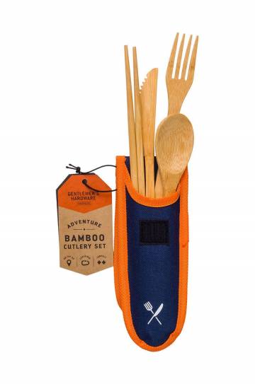 Gentelmens Hardware набор туристических столовых приборов Travel Bamboo Gentelmens Hardware набор туристических столовых приборов Travel Bamboo
