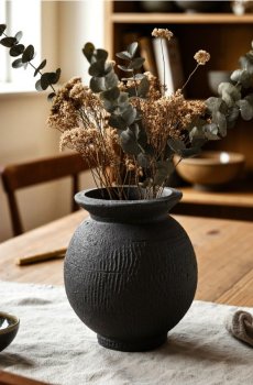 Ваза для квітів - чорний