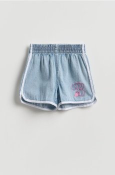 Reserved - GIRLS` SHORTS - синій - 274HN-50J