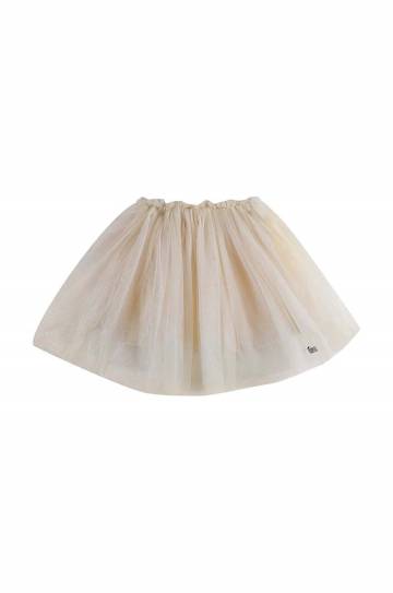 Детская юбка Donsje Pien Skirt цвет бежевый mini расклешённая 4035400 Детская юбка Donsje Pien Skirt цвет бежевый mini расклешённая 4035400
