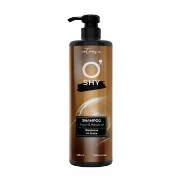 Шампунь для волос OShy Intense Argan & Marula Oil Shampoo Питание и блеск, 500 мл Шампунь для волос OShy Intense Argan & Marula Oil Shampoo Питание и блеск, 500 мл