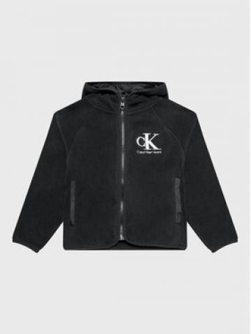 Calvin Klein Jeans Флісовий реглан IB0IB01443 Чорний Regular Fit Calvin Klein Jeans Флісовий реглан IB0IB01443 Чорний Regular Fit