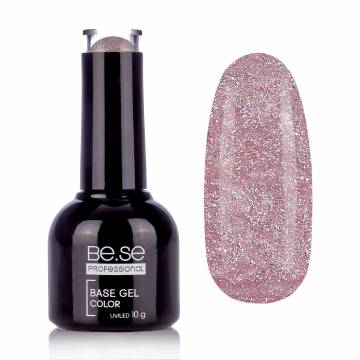 Базовое покрытие для гель-лака Be.Se Professional Base Gel Coat Color Sparkle 09 Шиммер, светло-сиреневый, 10 г Базовое покрытие для гель-лака Be.Se Professional Base Gel Coat Color Sparkle 09 Шиммер, светло-сиреневый, 10 г
