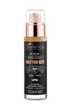 Мужской увлажняющий и тонизирующий гель-бустер для лица Bielenda Barber Edition Only For Men Booster, 30 мл