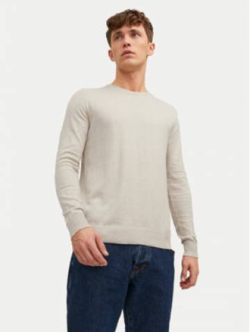 Jack&Jones Светр Emil 12208364 Бежевий Regular Fit Jack&Jones Светр Emil 12208364 Бежевий Regular Fit