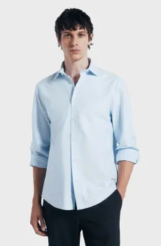 Мужская голубая рубашка Голубой XXL SPRINGFIELD 272777