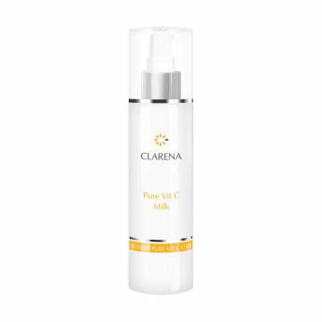 Молочко для демакияжа Clarena Power Pure Vit C Line Pure Vit C Milk для сосудистой и усталой кожи лица, 200 мл Молочко для демакияжа Clarena Power Pure Vit C Line Pure Vit C Milk для сосудистой и усталой кожи лица, 200 мл