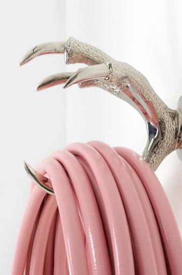 Держатель для садового шланга Garden Glory Claw Wallmount Silver Держатель для садового шланга Garden Glory Claw Wallmount Silver