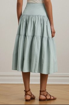 Хлопковая юбка Lauren Ralph Lauren