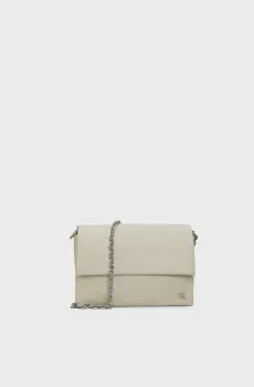 Женская белая сумка MICRO MONO EW FLAP25 PU Белый ONESIZE Calvin Klein K60K611947