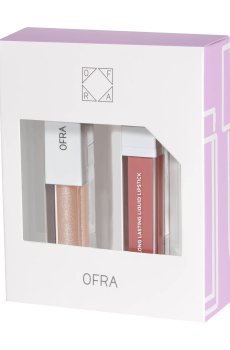 Набор для губ OFRA Inseparable Lip Duo (жидкая помада для губ Hot Mess Momma, 8 г + блеск для губ Butterfly Kisses, 3.5 мл)