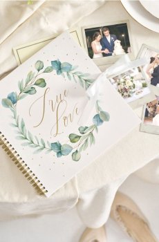 Весільний фотоальбом типу scrapbook - білий