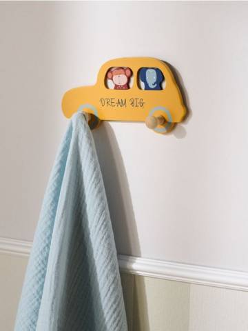 Настінна вішалка - жовтий