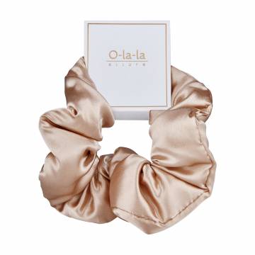 Резинка для волос O-la-la бежевая, 1 шт (24-RB068A)