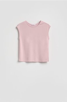 Reserved - Топ з модалу - пастельний рожевий - 345HT-03X