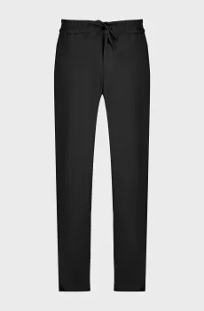 Мужские черные льняные брюки Черный S PRPY PMPNTLESUA002