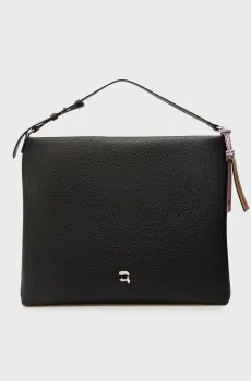 Женская черная сумка ikon pebble Черный ONESIZE Karl Lagerfeld A4W30005