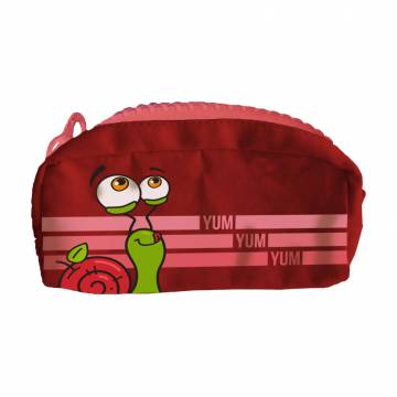Пенал Bob Snail из полотна, красный, 18*10 см Пенал Bob Snail из полотна, красный, 18*10 см